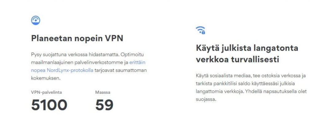 NordVPN on markkinajohtaja nopeudessa