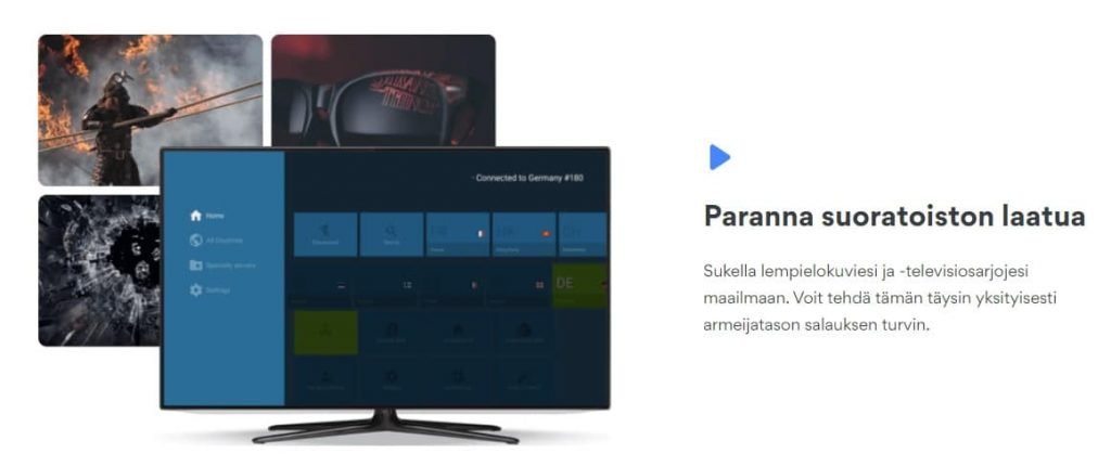 NordVPN suoratoisto